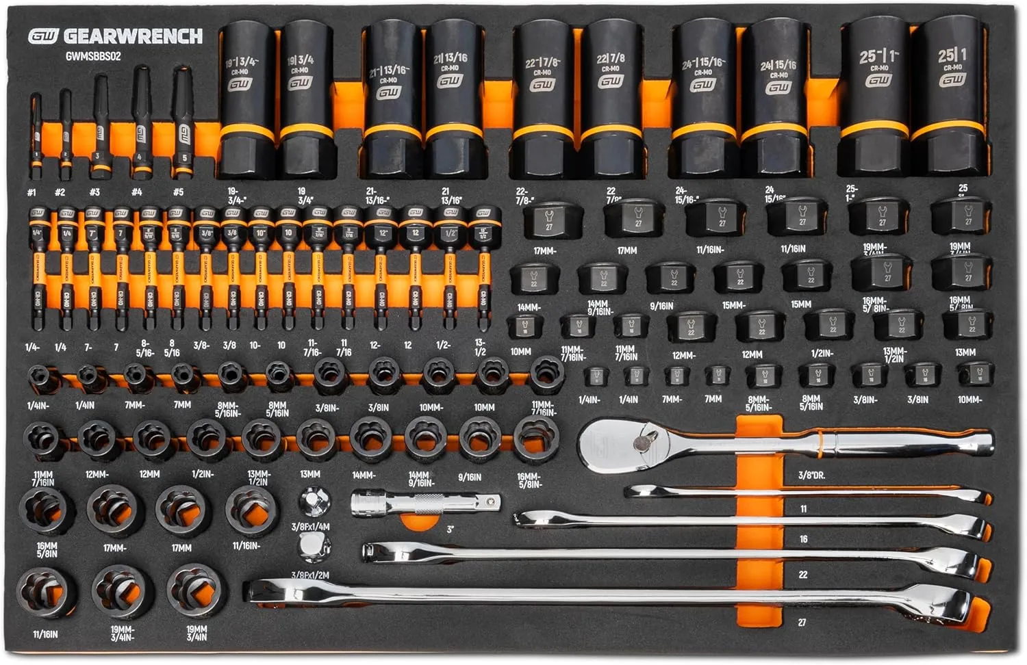 GEARWRENCH Modular Drivers One Size Bolt Biter Extraction