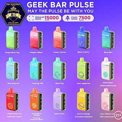 GEEK BAR PULSE 15000 PUFFS 5CT