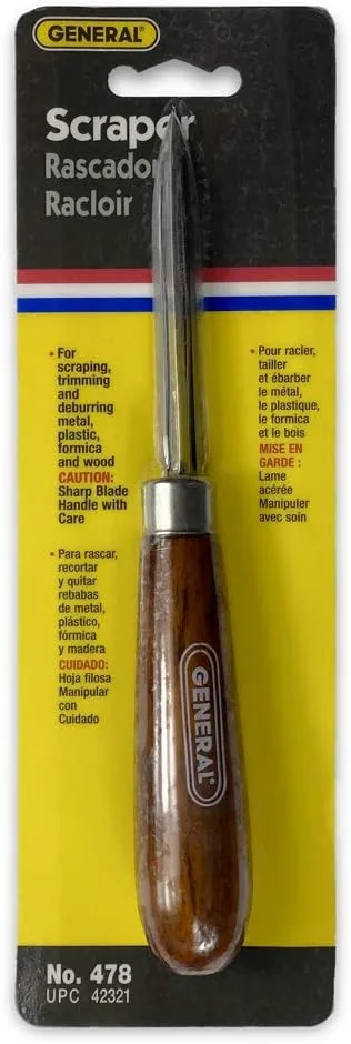 General Tools 478 Triangular Scraper