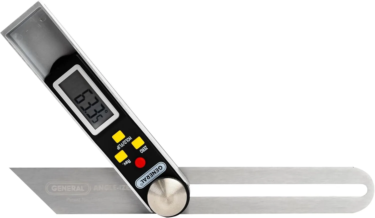 General Tools T-Bevel Gauge & Protractor - Digital Angle Finder with Full LCD Display & 8" Stainless Steel Blade No Bubble
