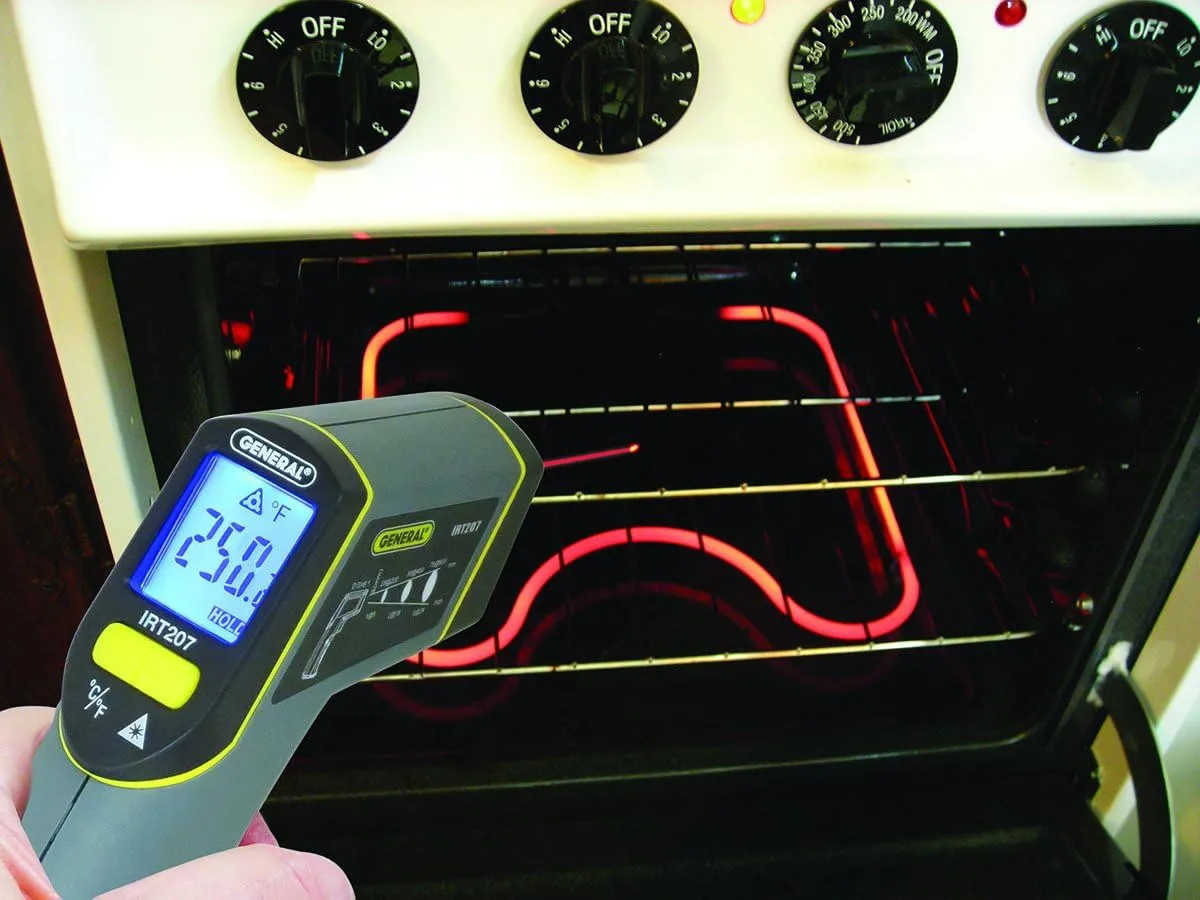 General Tools Non-Contact Digital Laser Temperature Gun, Thermal Detector