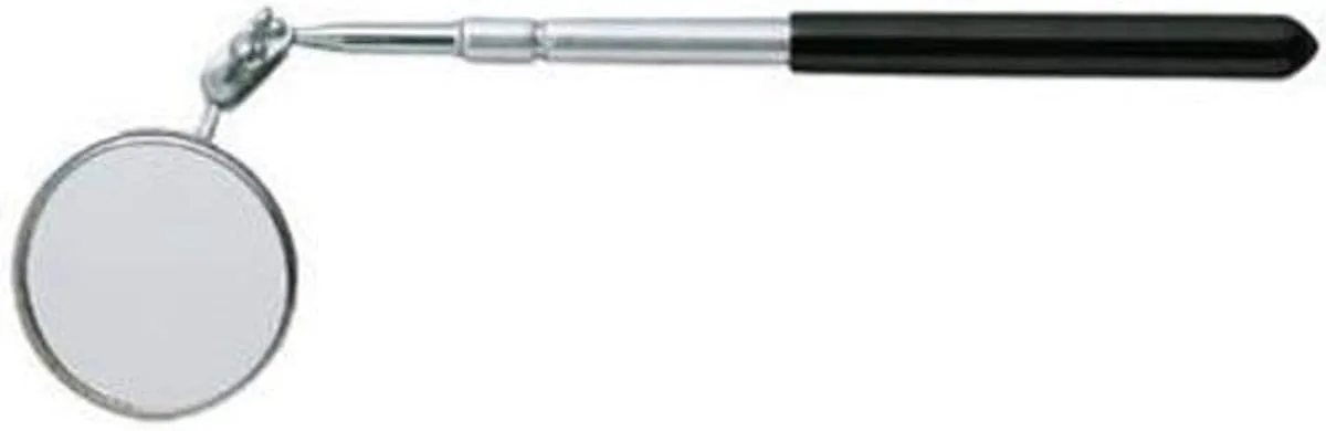General Tools Telescoping Glass Inspection Mirror #557, 2 1/4-Inch Diameter Round Mirror Telescoping Glass Round Telescoping