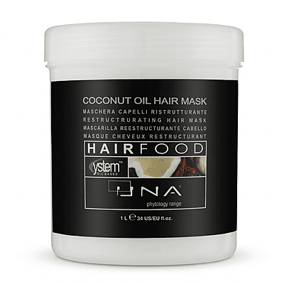 Coconut Oil Hair Food UNA for deep nourishment and shine for dry or damaged hair Coconut Oil Hair Food UNA for deep nourishment and shine for dry or damaged hair