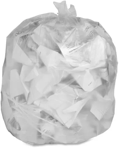 Genuine Joe 0.2 mil Trash Bags, 10 gal, 24in x 23in, Translucent, 1000 Bags