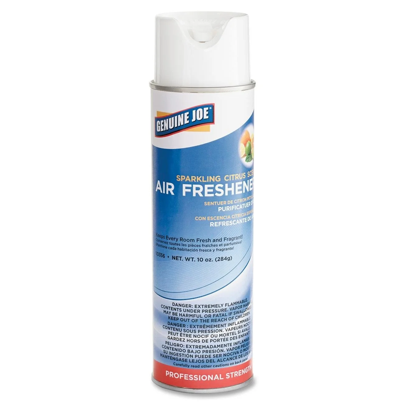 Genuine Joe Instant Fresh Deodorizer, 10 Oz, Sparkling Citrus Scent
