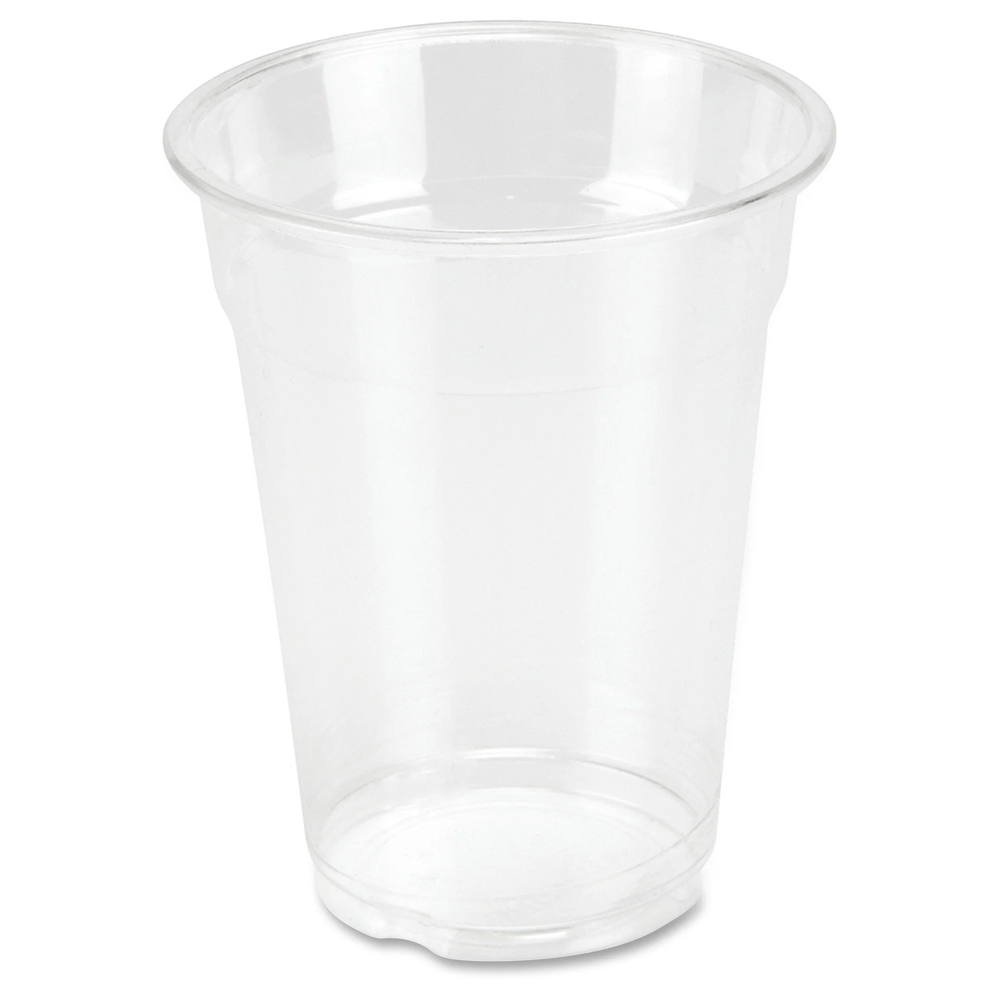Genuine Joe Clear Plastic Cup, 10oz, For Cold Beverages, 25 Count 25 Count (Pack of 1)