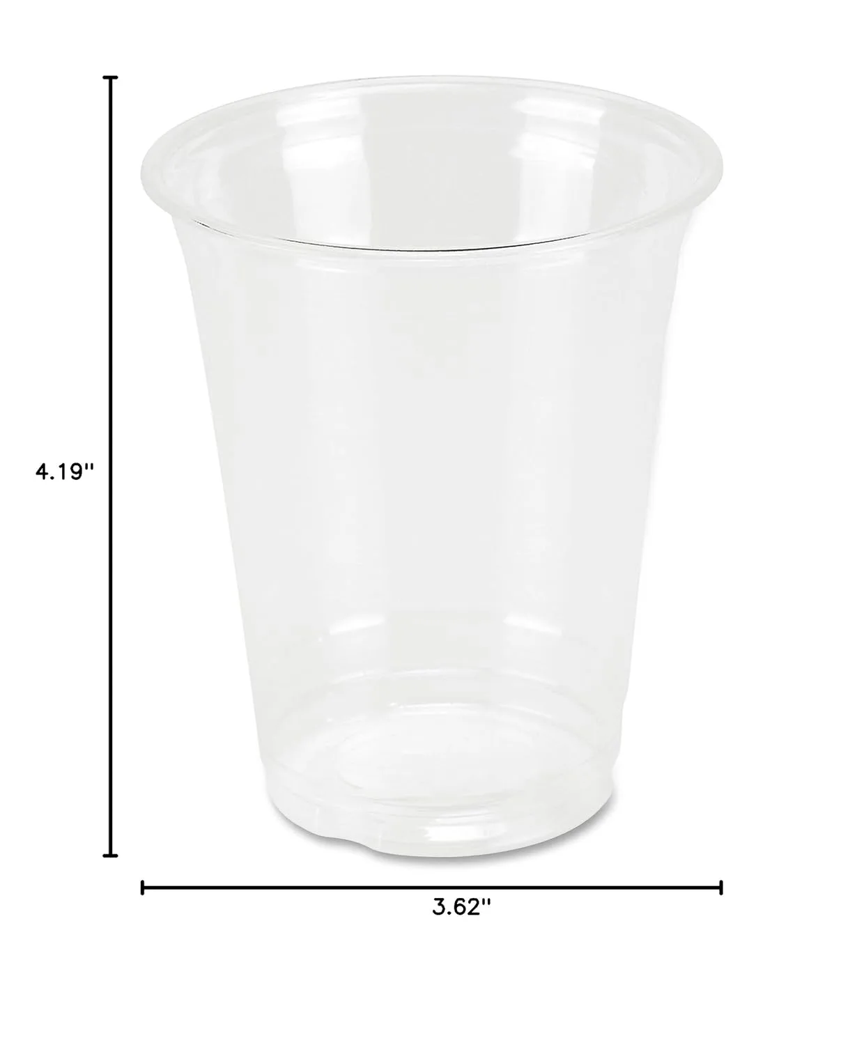 Genuine Joe GJO58231 Clear Plastic Cups 12 oz (Pack of 25)