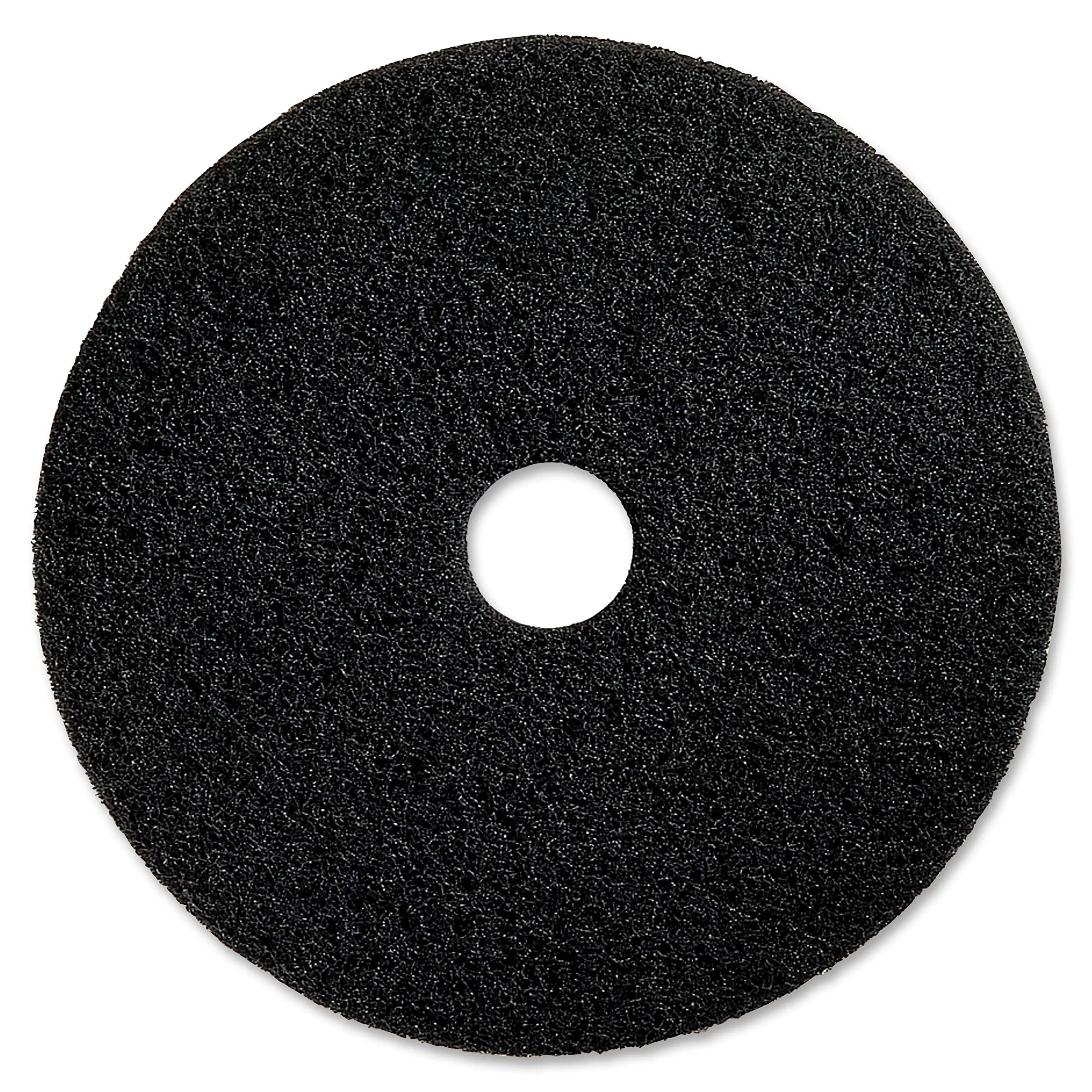 Genuine Joe 16" Floor Stripping Pad, 175 RPM to 350 RPM Speed Supported, Black, 5 Count
