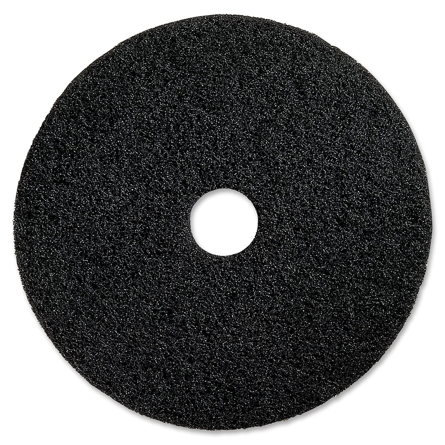 Genuine Joe 16" Floor Stripping Pad, 175 RPM to 350 RPM Speed Supported, Black, 5 Count