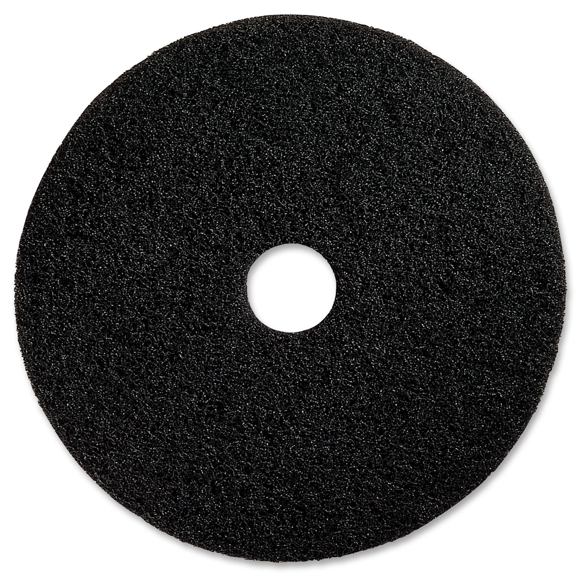 Genuine Joe 20-inch Heavy-Duty Floor Stripping Pad, Black, 5 Count