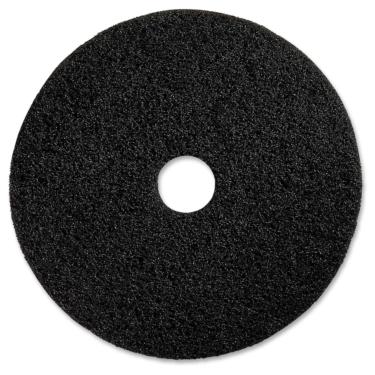 Genuine Joe 20-inch Heavy-Duty Floor Stripping Pad, Black, 5 Count