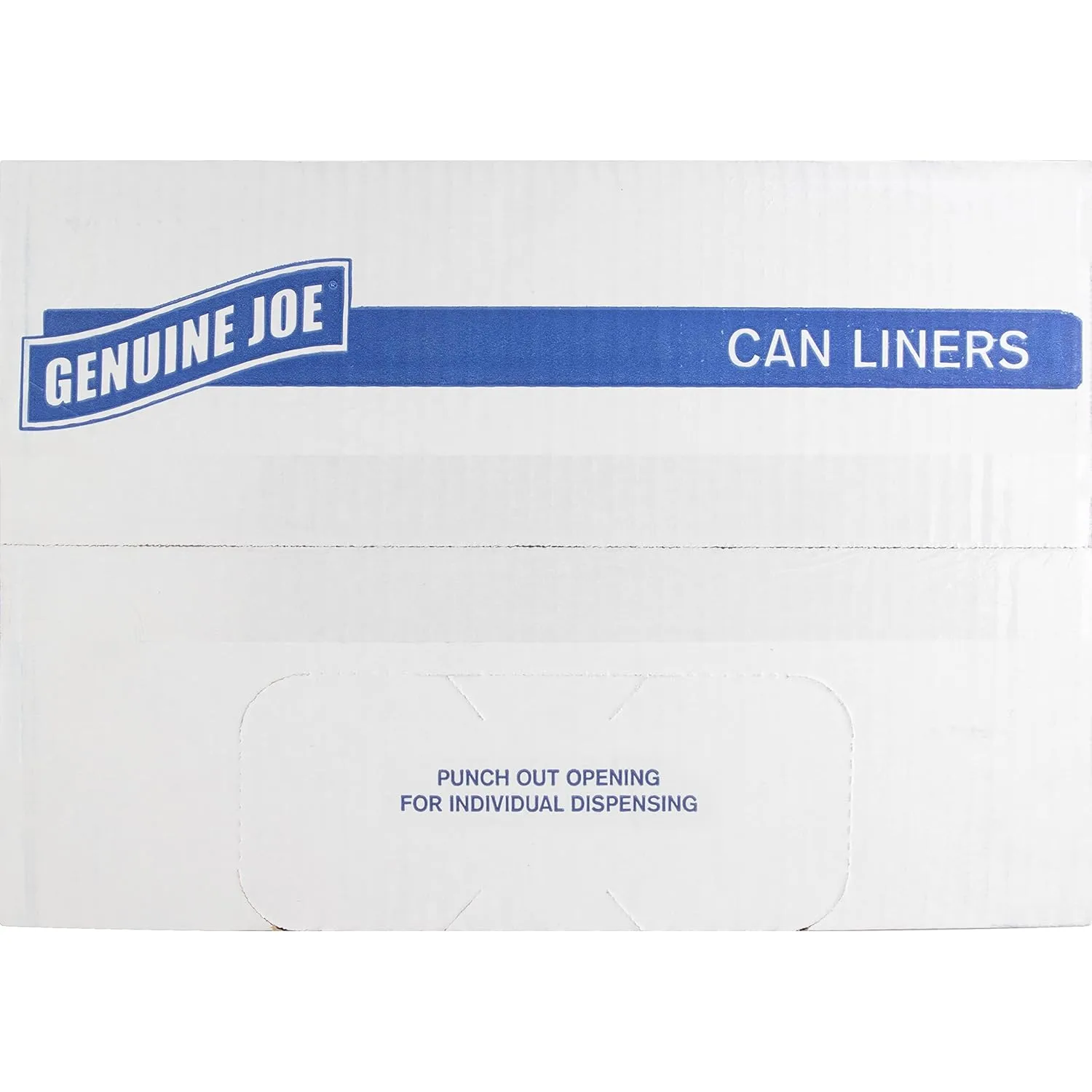 Genuine Joe Low Density Can Liners, 28.5" x 43", 23 gal Capacity, 1.0 mil, Black, 150 Count