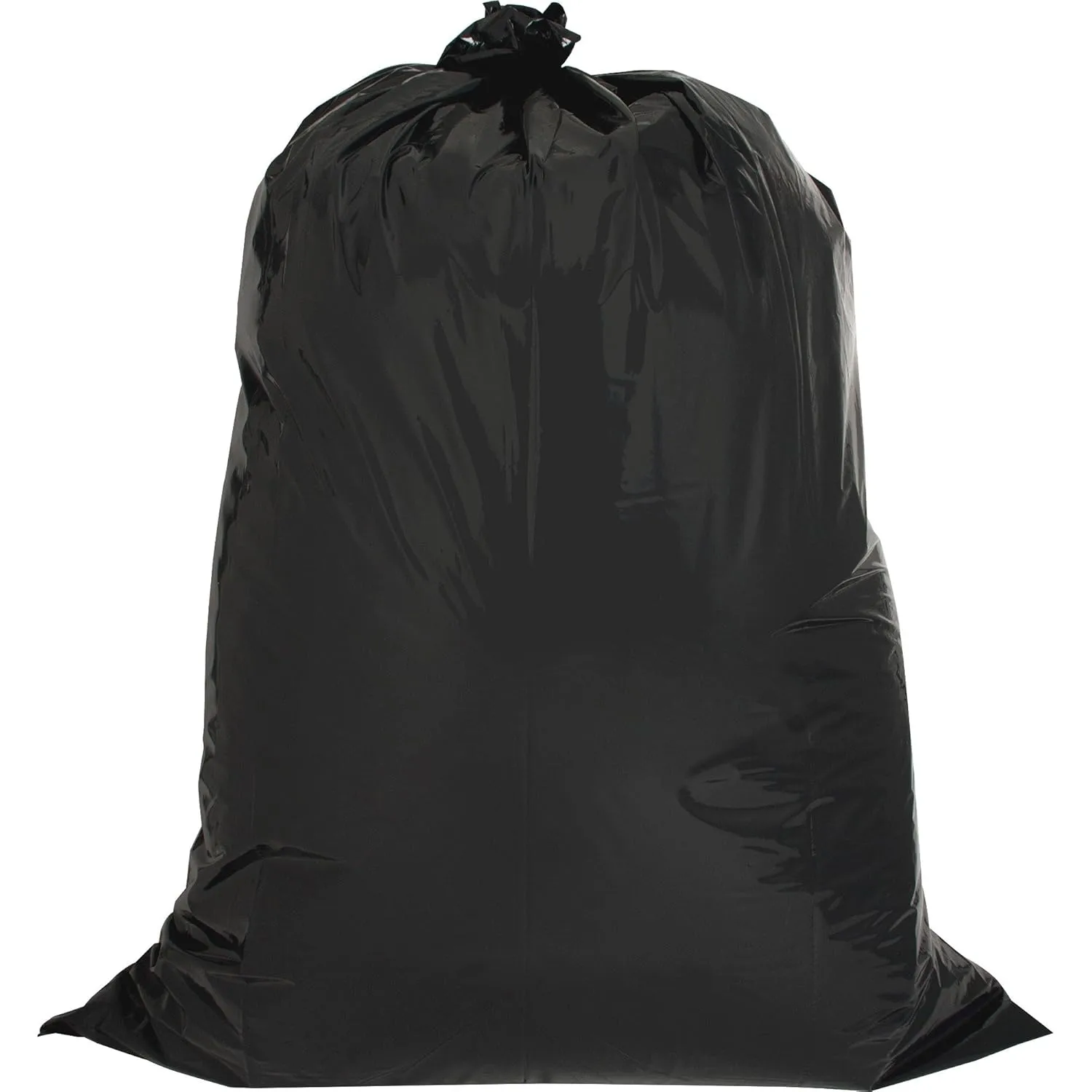 Genuine Joe GJO02311 Heavy Duty 42 Gallon Trash Bags, 48" x 33", 2.5 mil, Black (Box of 20)