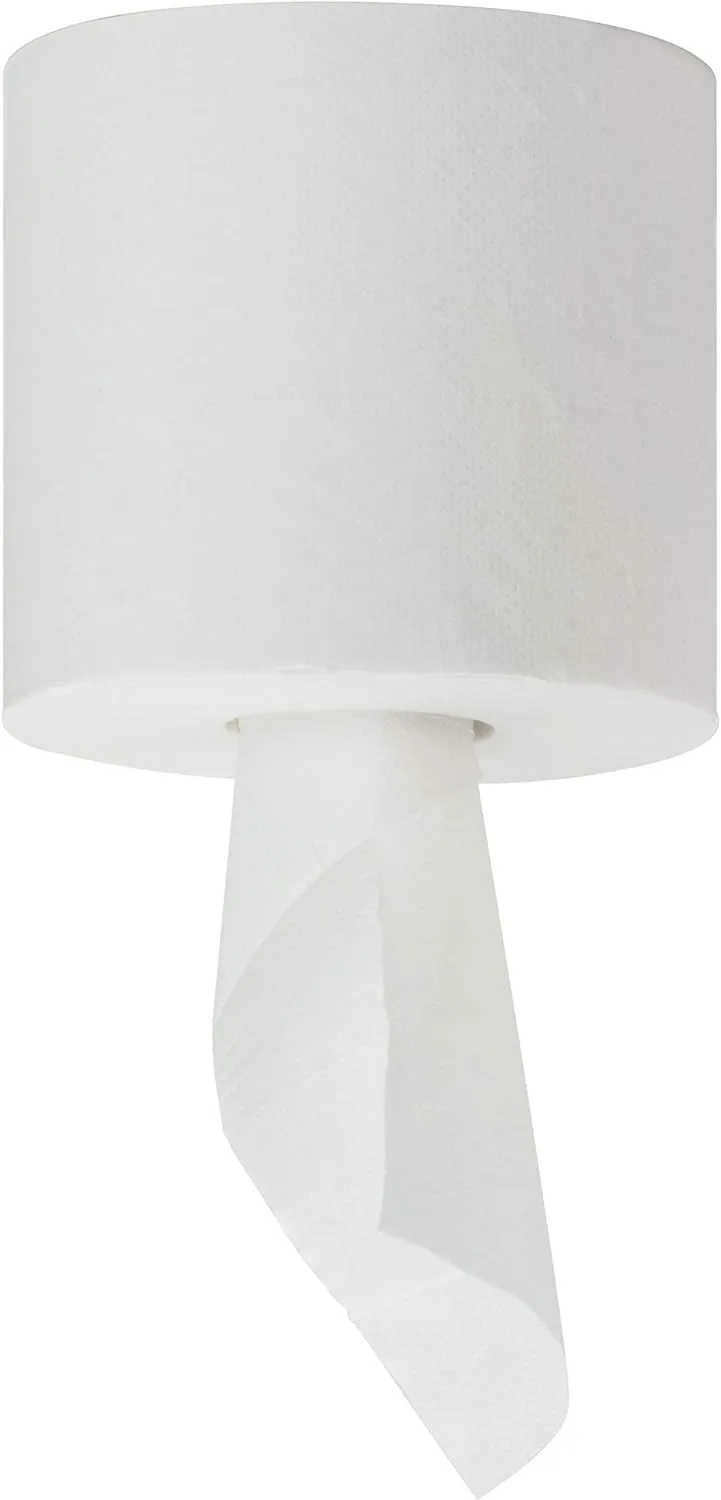 Genuine Joe 2-Ply Centerpull Paper Towels, 100% Recycled, 600 Sheets Per Roll, Pack Of 6 Rolls