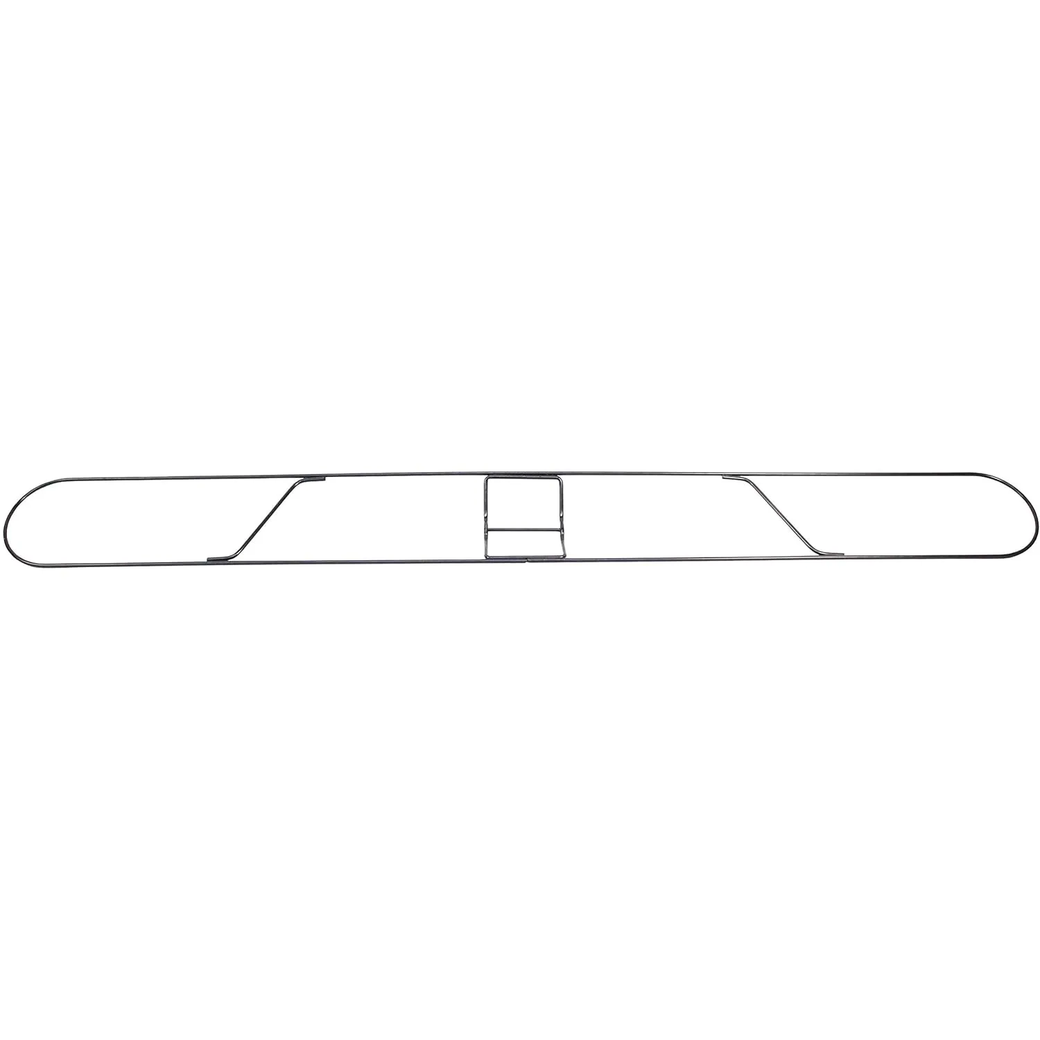 Genuine Joe Clip-on Long Dust Mop Frame - Rust Resistant, Clip, Galvanized - Metallic - 1 Each