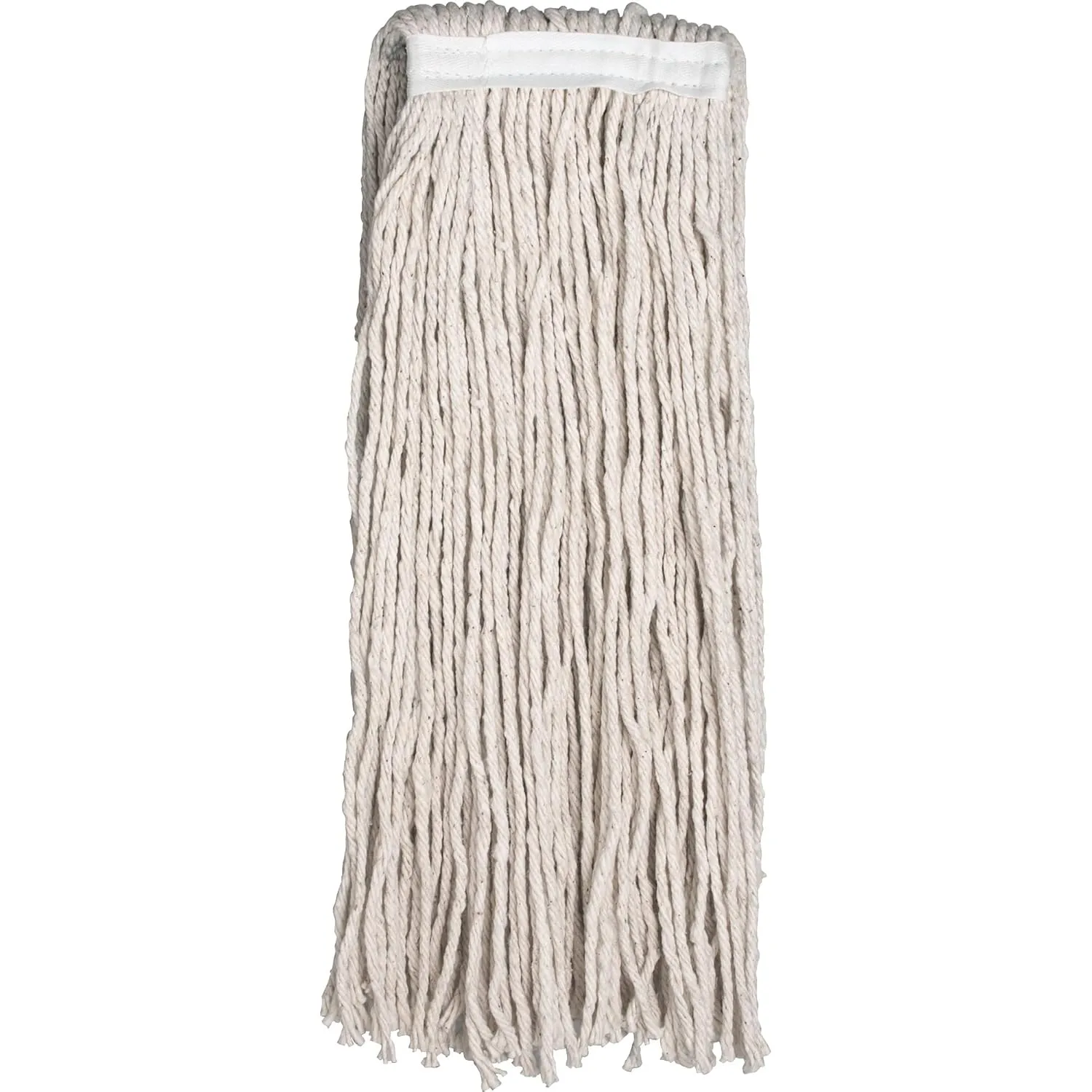 Genuine Joe GJO54201 Cotton Wet Mop with 60in Wood Handle