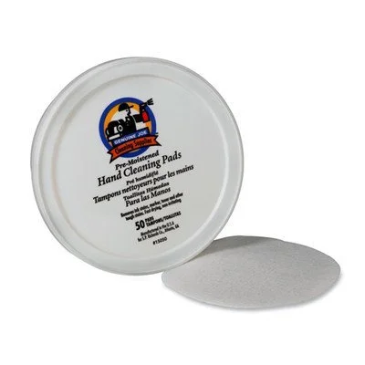 Genuine Joe Pre-moistened Hand Cleaning Pads, Pack of 50