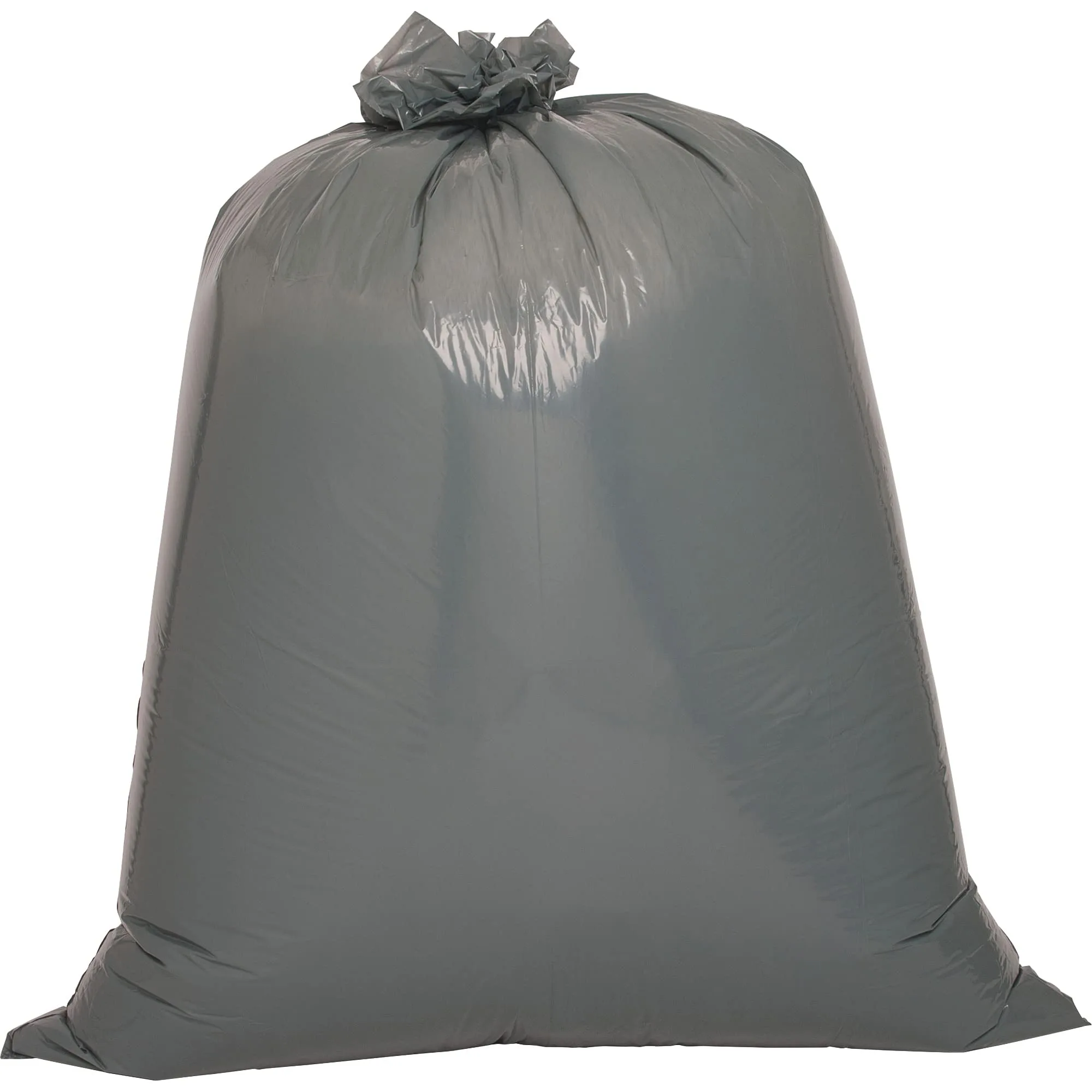 Genuine Joe Maximum Strength Trash Can Liners, 55 Gallon, 39 x 56 in, 50 Count, Black