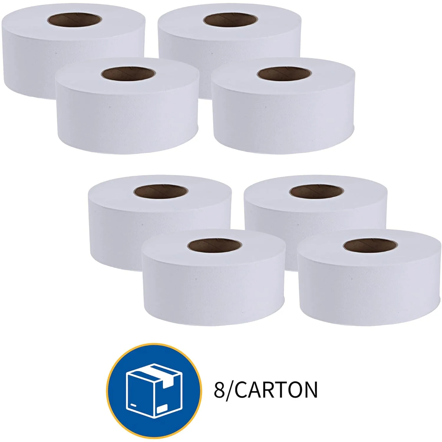 GENUINE JOE Jumbo Roll Bath Tissue, 2-Ply