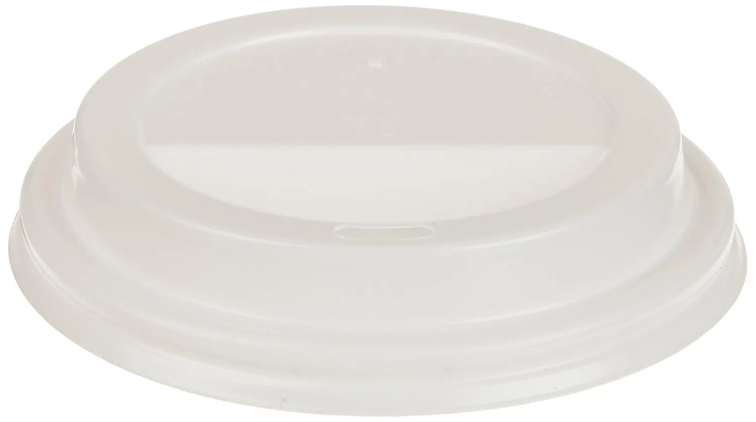 Genuine Joe Ripple Hot Cup Protective Lids, 10 - 16 Oz, White, Pack Of 50