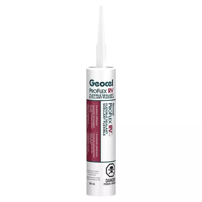 Geocel GC28853 Pro Flex RV Flexible Sealant - 10 oz., Canadian Black