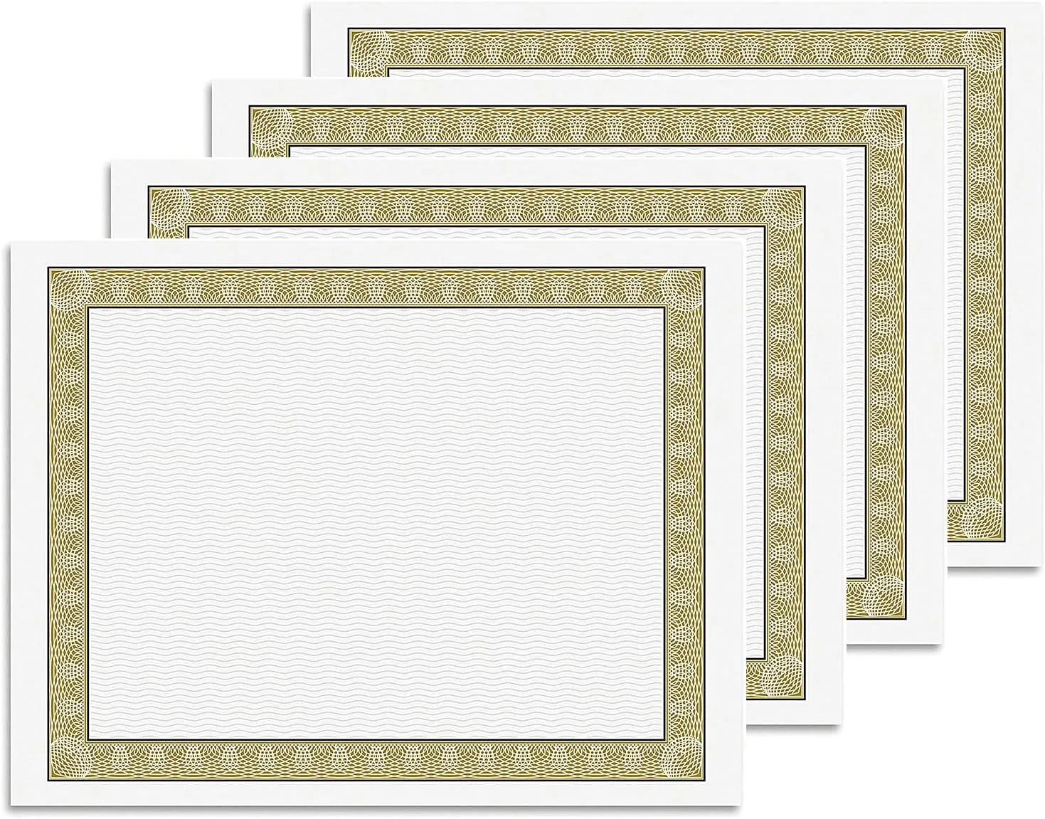 Geographics Diplomat Printable Certificates - 24 lb Basis Weight - 11" Width x 8.5" Length - Inkjet