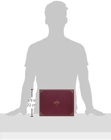 Cordovan Certificate Cover, Gold Foil, Linen Texture, 8.75" x 11.25", 5/Pack (47842)