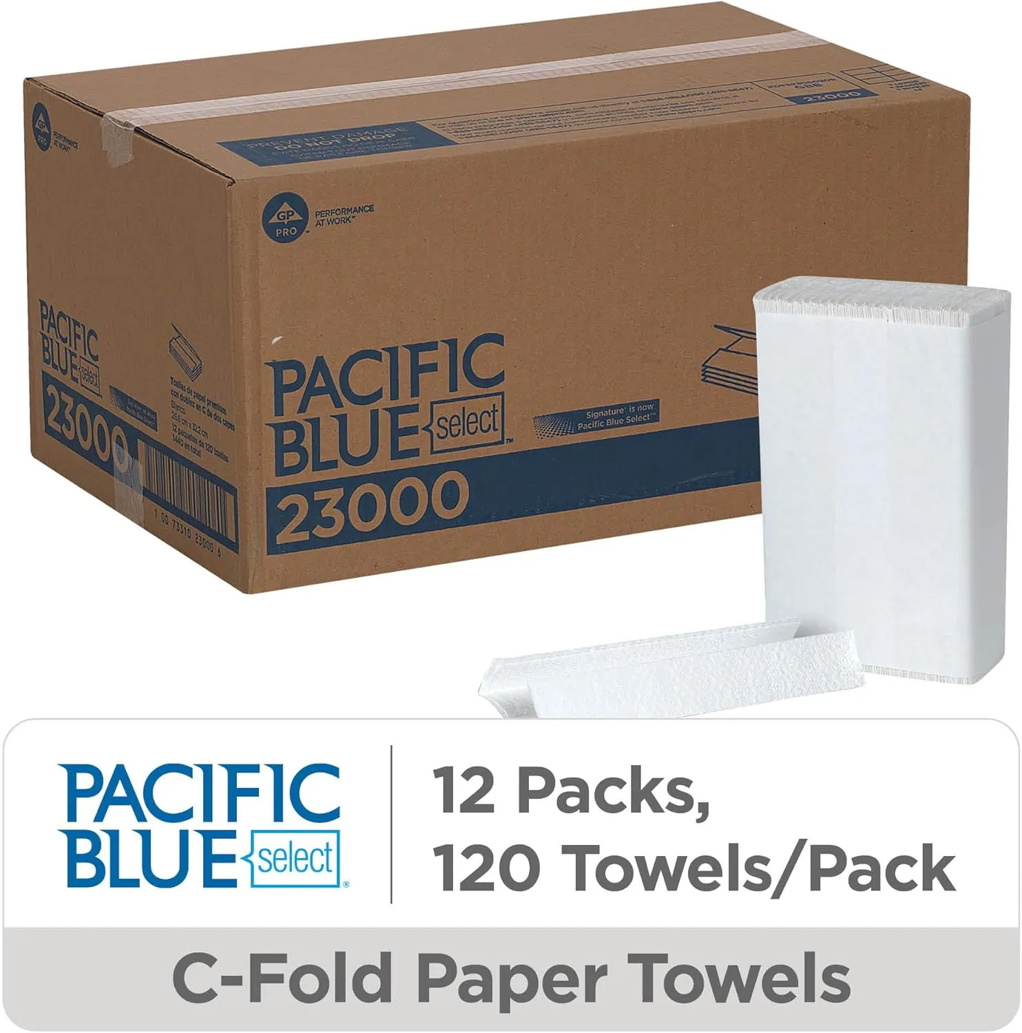 Pacific Blue C-Fold Paper Towels
