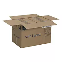 Safe-T-Gard 1/2 Fold Toilet Seat Cover Dispenser by GP PRO (Georgia-Pacific); Black; 57748; 16.375" W x 2.500" D x 11.750" H