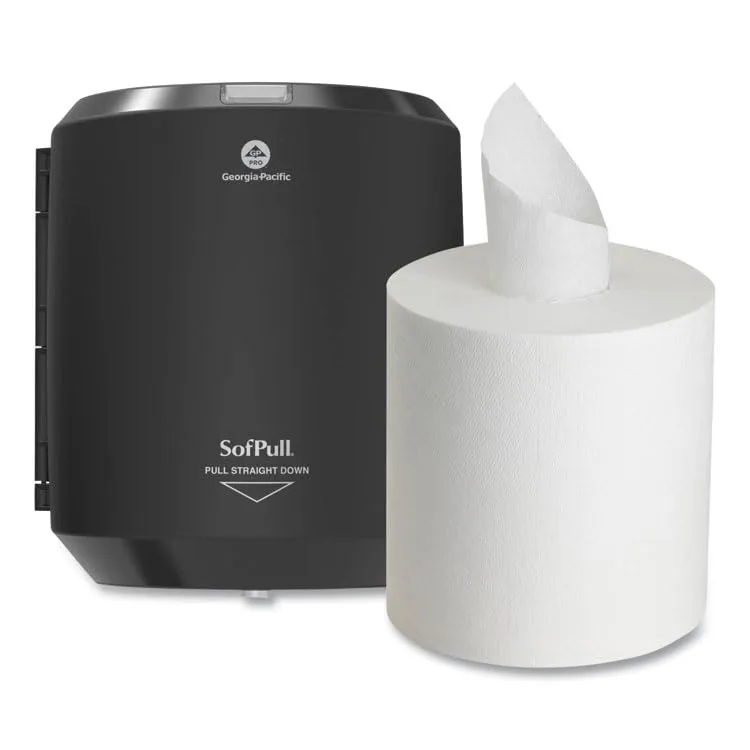 Georgia-Pacific Professional SofPull CenterPull Hand Towel Dispenser, Black
