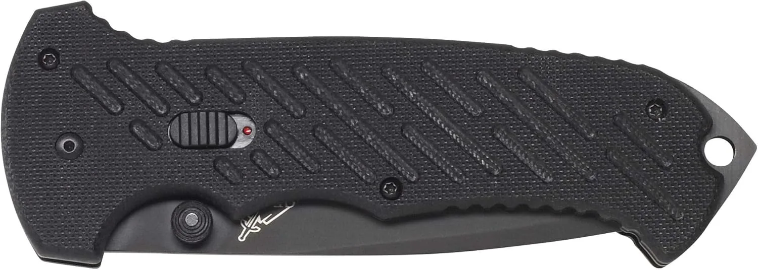 Gerber Gear 06 FAST Pocket Knife - Serrated Edge Tanto Folding Knife with Quick One-Hand Opening - Black