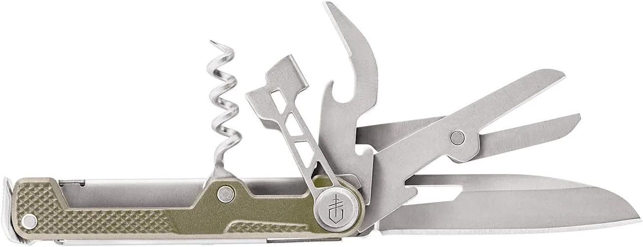 Gerber Gear Armbar Cork Pocket Knife Multitool with Corkscrew Wine Opener