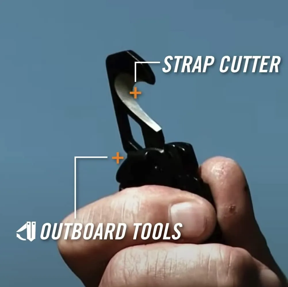 GERBER Crucial Multi-Tool - Black w/Pocket Clip & Strap Cutter [31-001518]