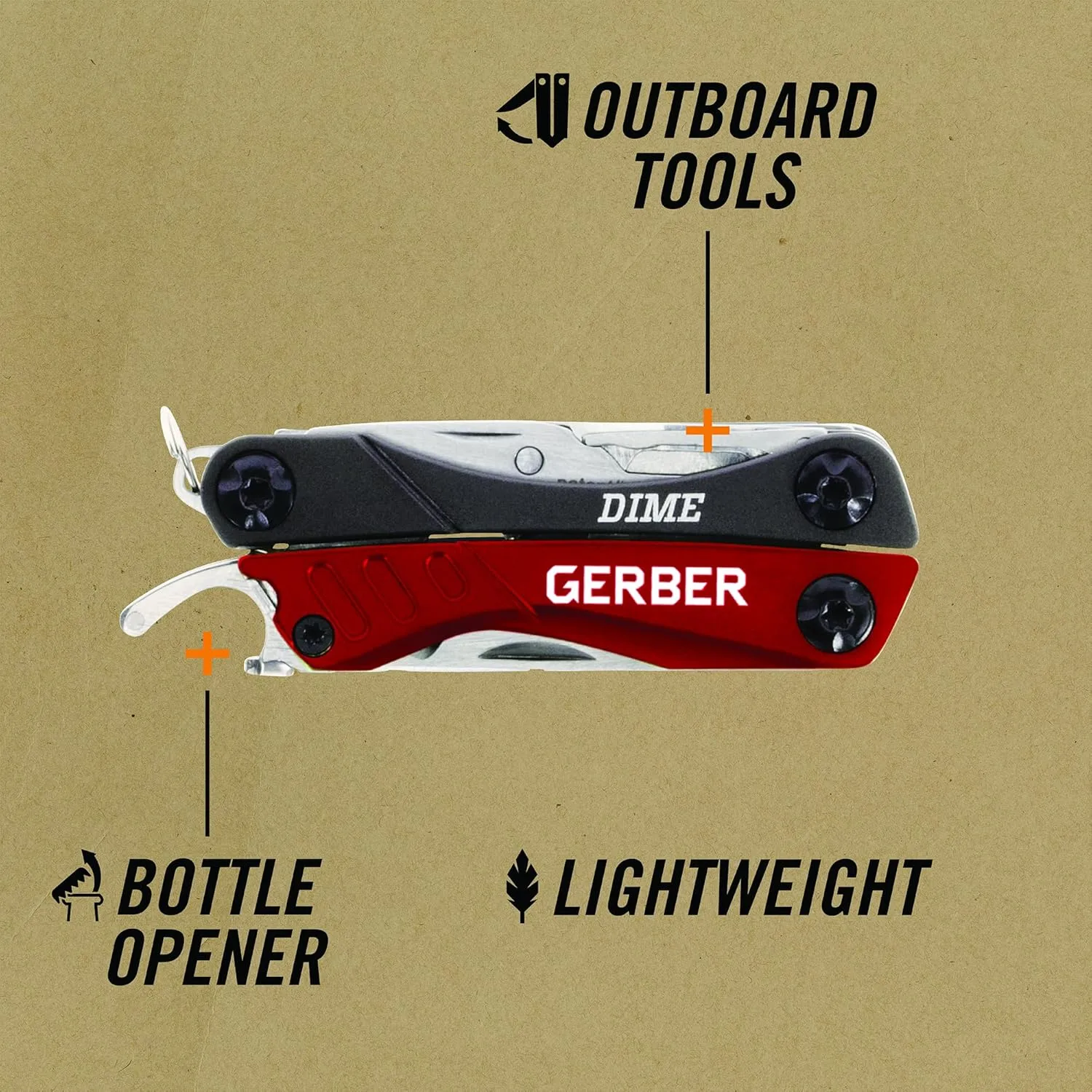 Gerber Gear Dime 12-in-1 Mini Multi-Tool