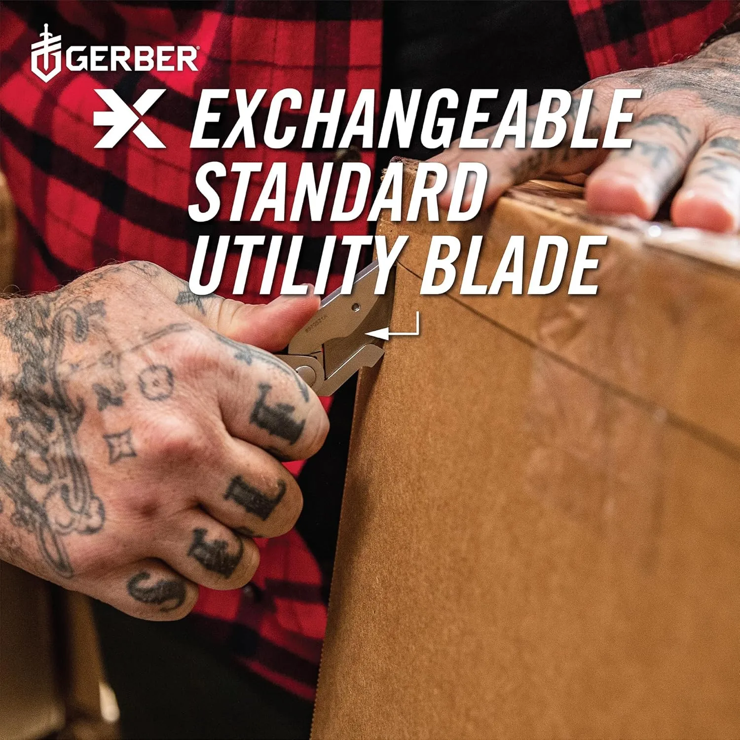 Gerber Gear E.A.B. Exchange-A-Blade Pocket Knife with Money Clip
