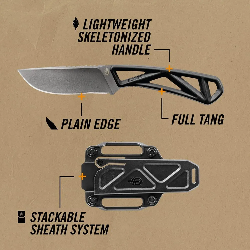 Gerber Exo-Mod Drop Point Fixed Blade Knife