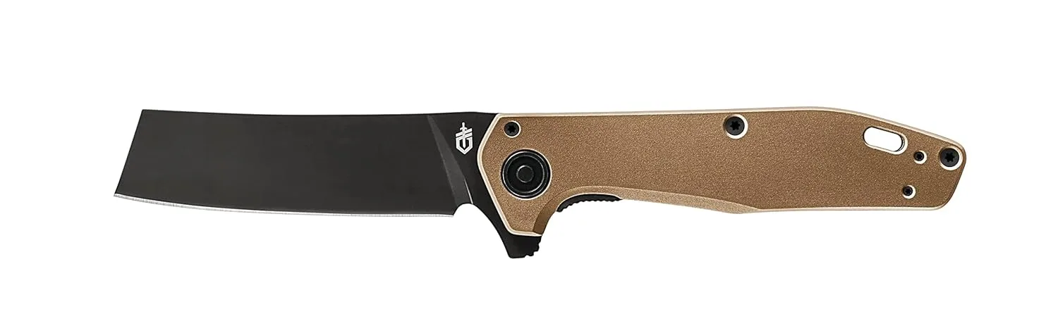 Gerber Gear Fastball Cleaver - Folding Knife with Lock Release for EDC Gear