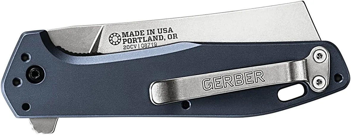 Gerber Gear Fastball Cleaver - Folding Knife with Lock Release for EDC Gear