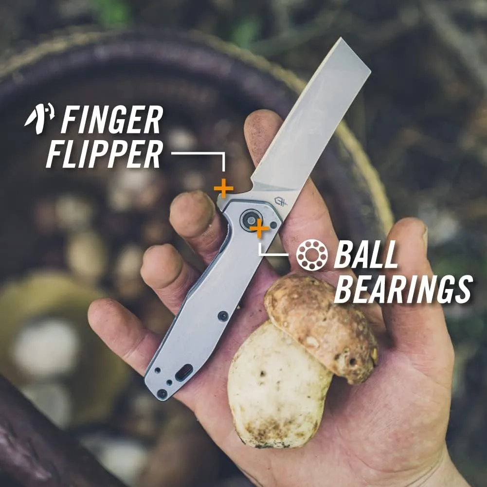 Gerber Gear Fastball Cleaver - Folding Knife with Lock Release for EDC Gear