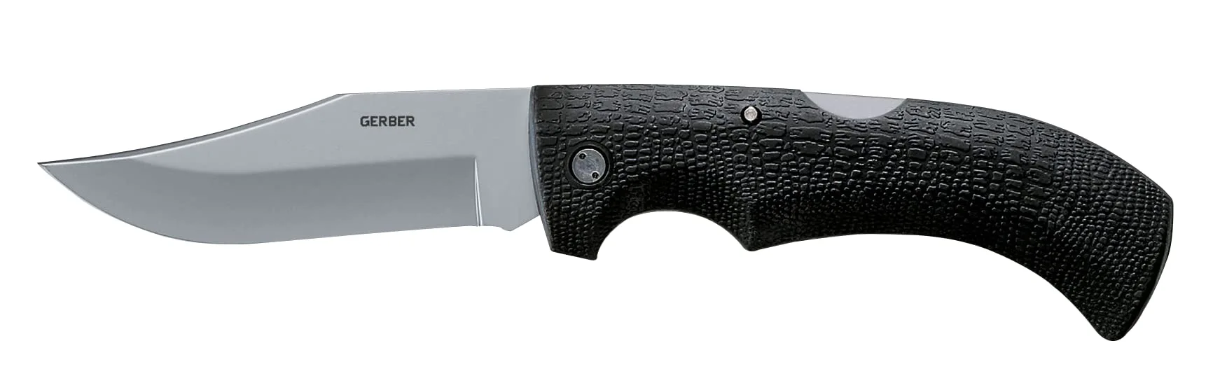 Gerber Gear Gator Folding Pocket Knife with Gator Grip Handle and Lock-Back