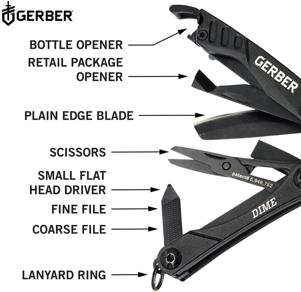 Gerber Gear Dime 12-in-1 Mini Multi-Tool