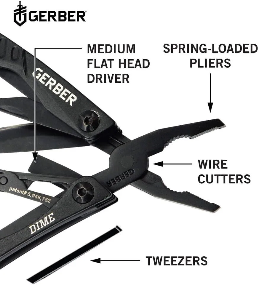 Gerber Gear Dime 12-in-1 Mini Multi-Tool