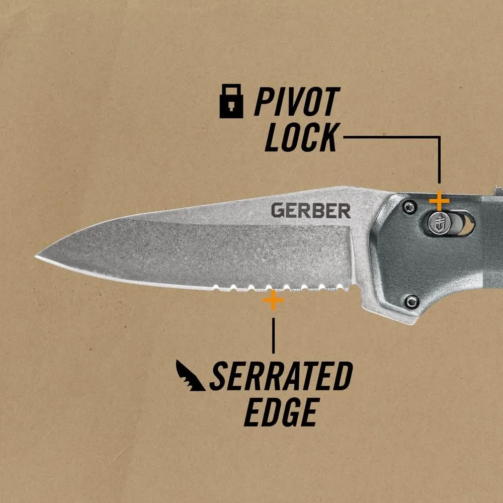 Gerber Gear Highbrow Folding Pocket Knife