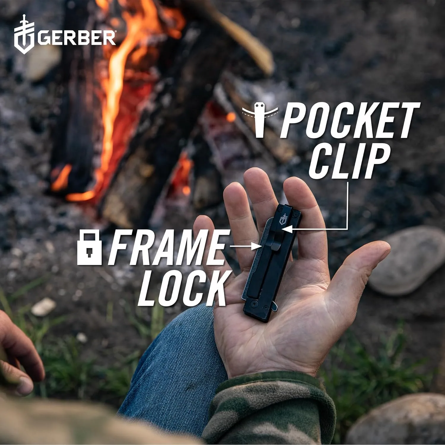 GERBER GEAR Quadrant Clip Folding Knife