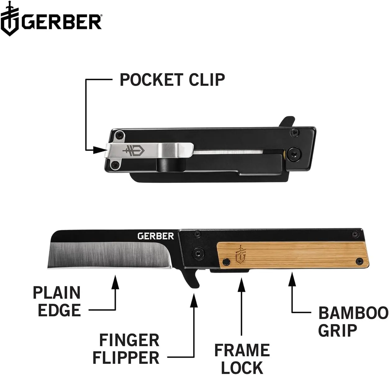 GERBER GEAR Quadrant Clip Folding Knife