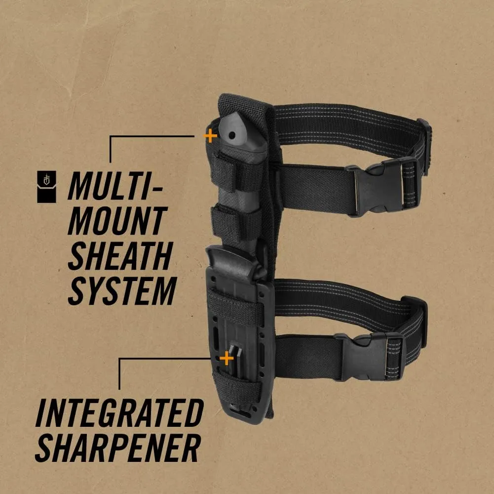 Gerber Gear LMF II Infantry Fixed-Blade Knife with MOLLE-Compatible Sheath