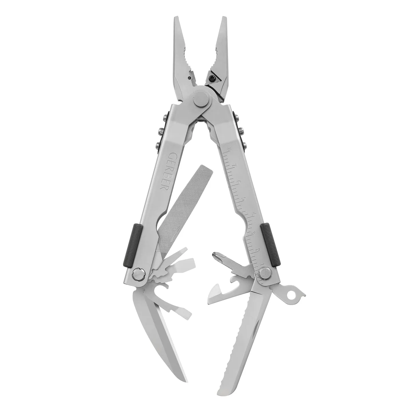 Gerber Gear Multi-Plier 600 Needlenose 14-in-1 Stainless Steel Multi-Tool with Sheath