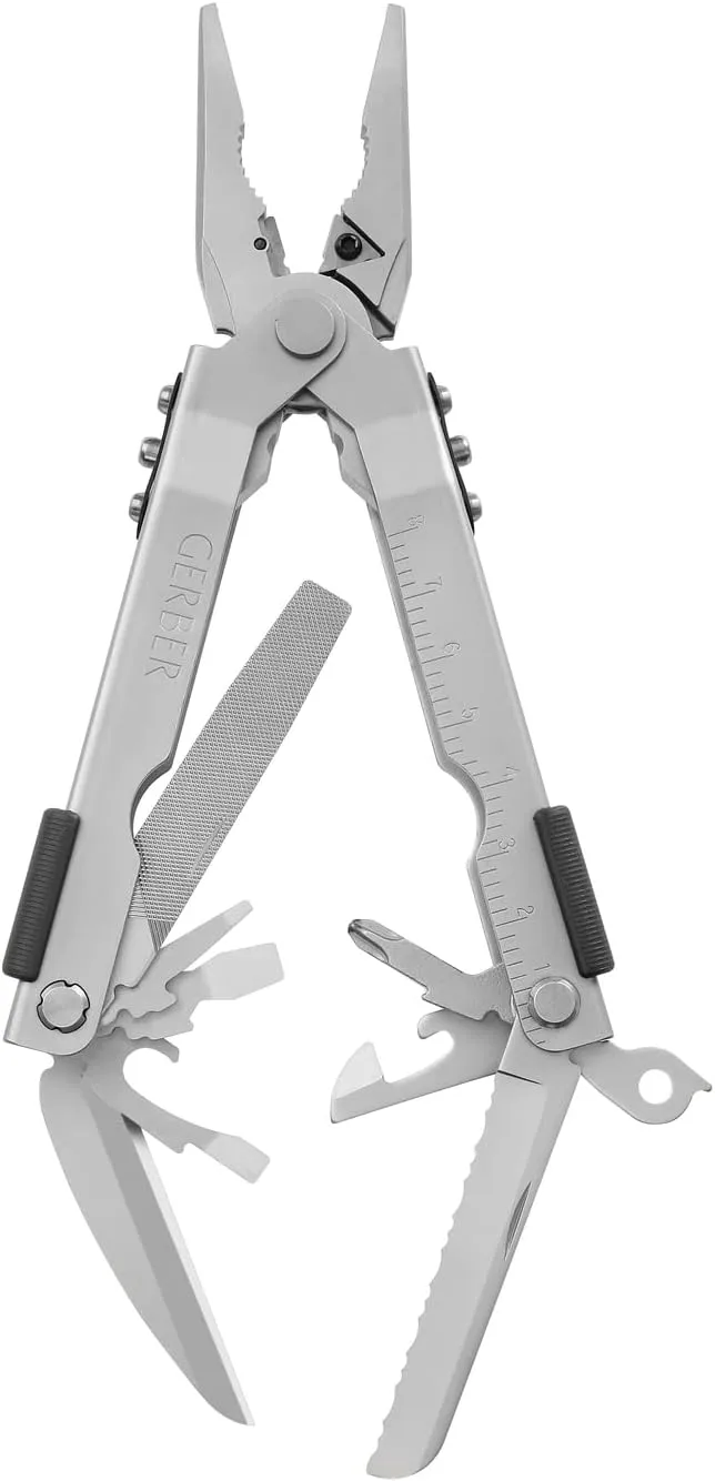 Gerber Gear Multi-Plier 600 Needlenose 14-in-1 Stainless Steel Multi-Tool with Sheath