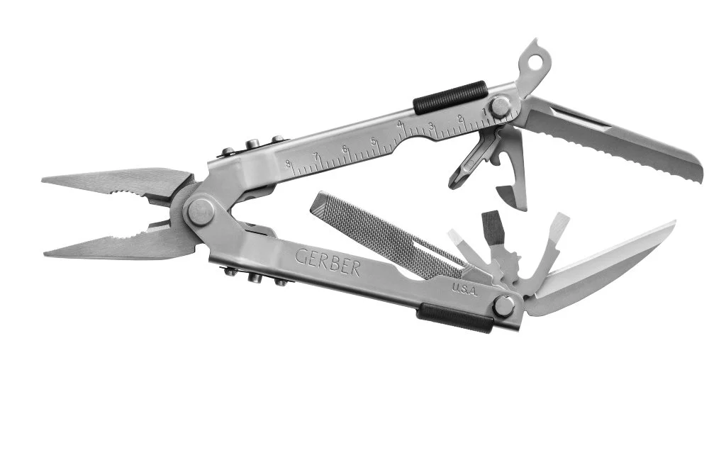 Gerber Gear Multi-Plier 600 Needlenose 14-in-1 Stainless Steel Multi-Tool with Sheath