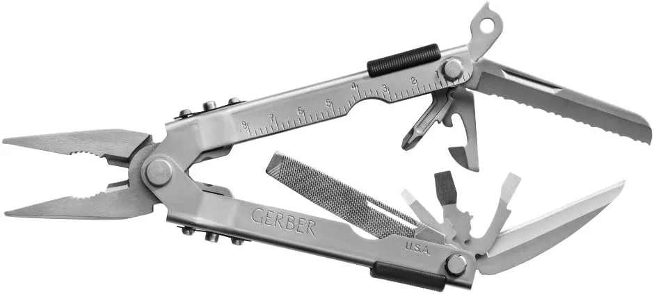 Gerber Gear Multi-Plier 600 Needlenose 14-in-1 Stainless Steel Multi-Tool with Sheath